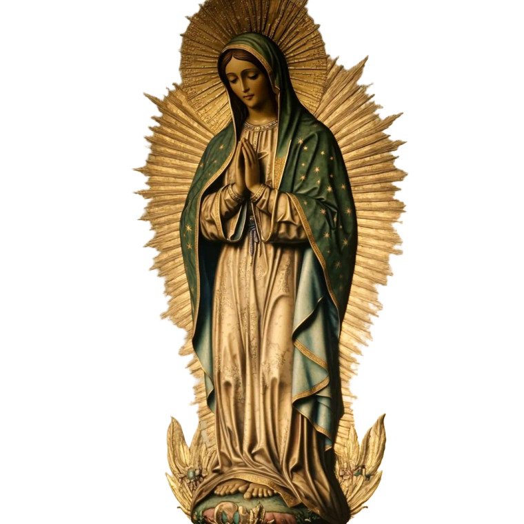 Virgen De Guadalupe Vinyl Car Decal Sticker – Waterproof & UV-Resistant 8"