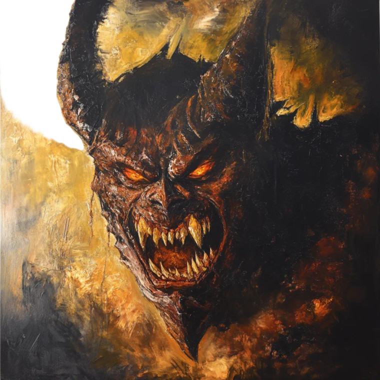 Demon V6 Vinyl Car Decal Sticker – Waterproof & UV-Resistant 8"