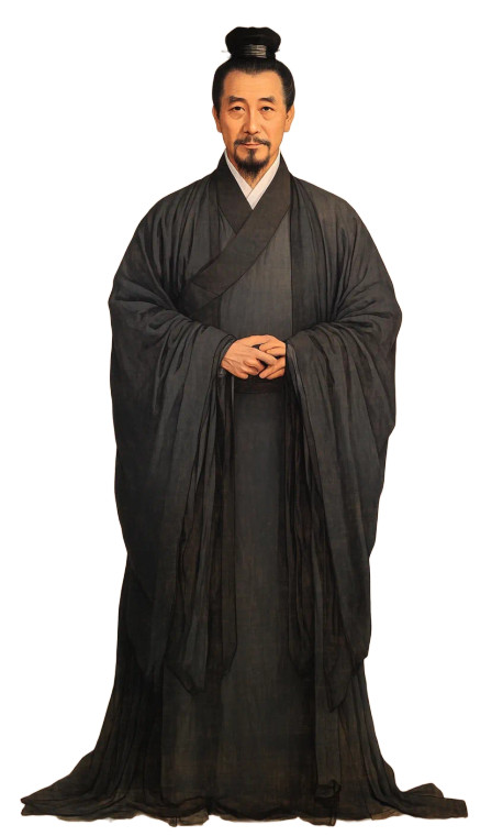 Qing Dynasty Scholar Vinyl Car Decal Sticker – Waterproof & UV-Resistant 8"