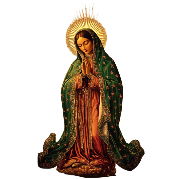 Virgin Of Guadalupe Vinyl Car Decal Sticker – Waterproof & UV-Resistant 8"