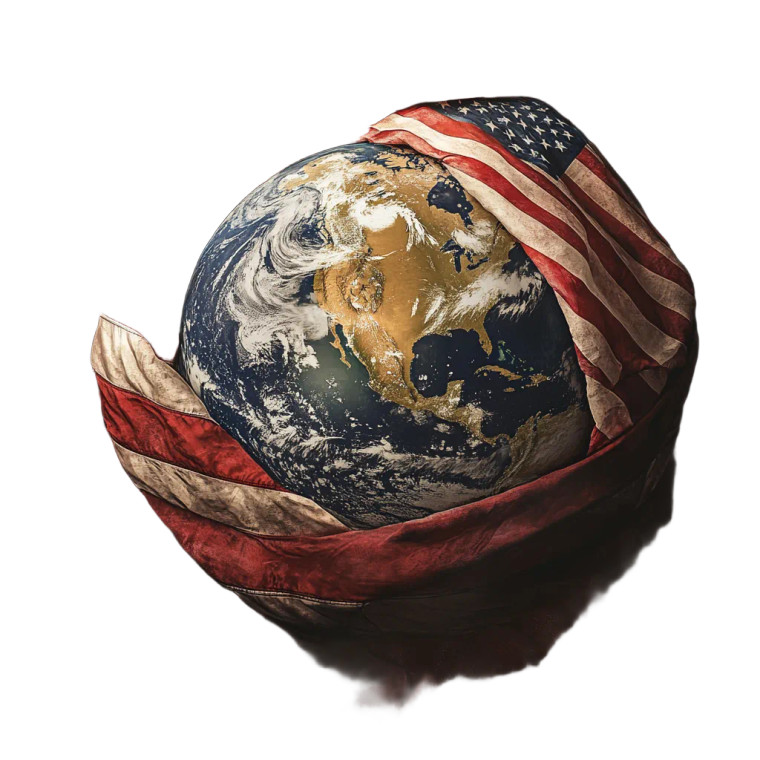 Entangled Earth Flags Vinyl Car Decal Sticker – Waterproof & UV-Resistant 8"