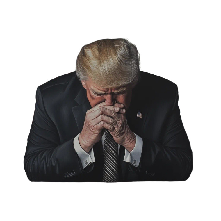 Heartbroken Sobbing Vinyl Car Decal Sticker – Waterproof & UV-Resistant 8"