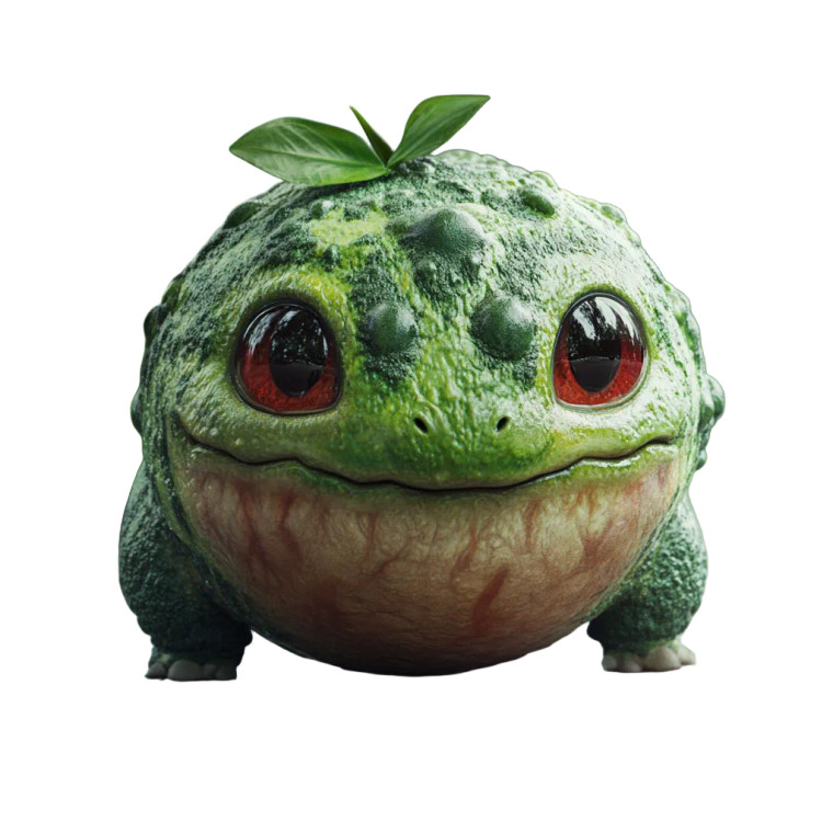 Mutated Bulbasaur Vinyl Car Decal Sticker – Waterproof & UV-Resistant 8"