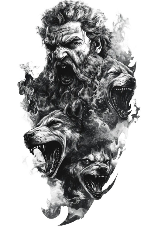 Hades With Cerberus Vinyl Car Decal Sticker – Waterproof & UV-Resistant 8"