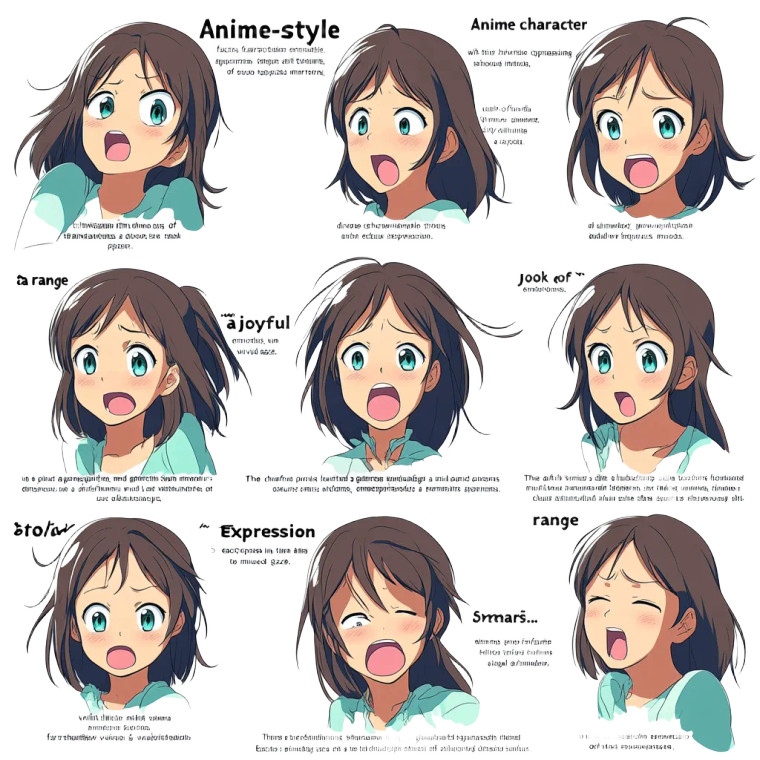 Emotional Anime Character Vinyl Car Decal Sticker – Waterproof & UV-Resistant 8"