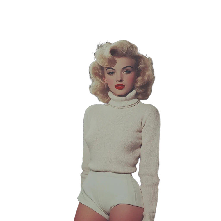 Young Marilyn Monroe V5 Vinyl Car Decal Sticker – Waterproof & UV-Resistant 8"