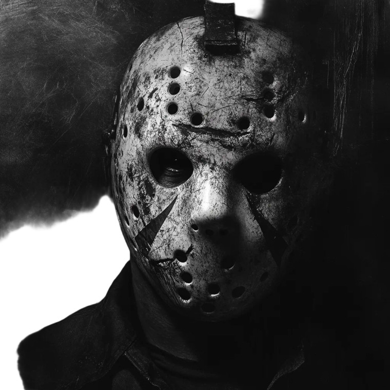 Scary Jason Vorhees Vinyl Car Decal Sticker – Waterproof & UV-Resistant 8"