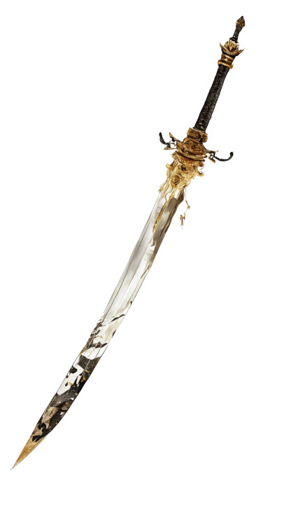 Bronze Sword Art Vinyl Car Decal Sticker – Waterproof & UV-Resistant 8"