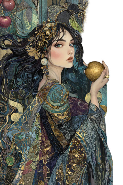 Enticing Egyptian Girl Vinyl Car Decal Sticker – Waterproof & UV-Resistant 8"