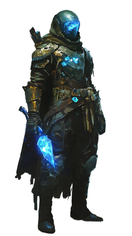 Spectral Miner Vinyl Car Decal Sticker – Waterproof & UV-Resistant 8"