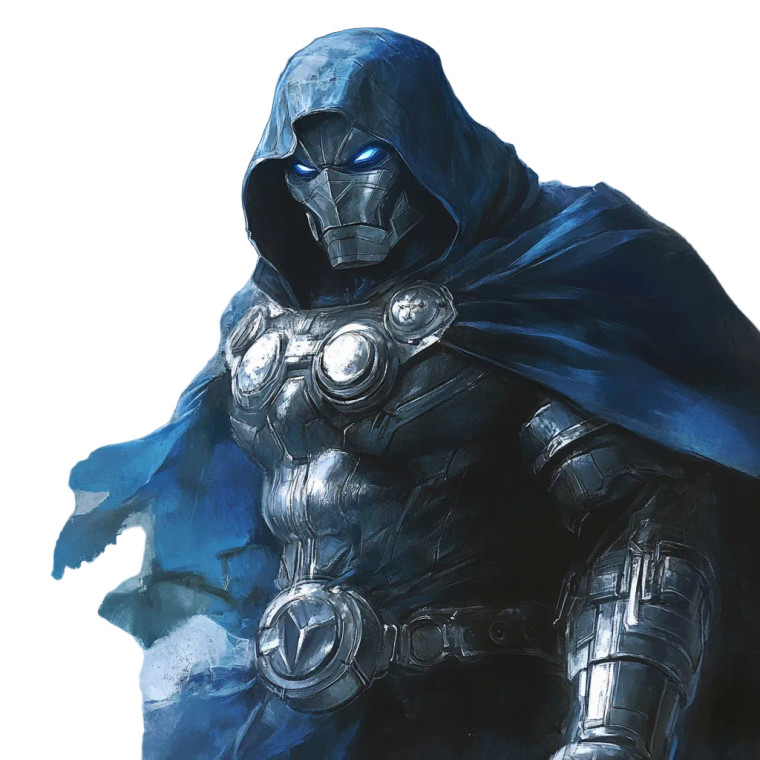 Doctor Doom V2 Vinyl Car Decal Sticker – Waterproof & UV-Resistant 8"