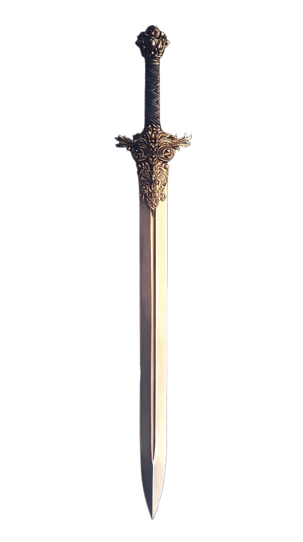 Chinese Long Sword V2 Vinyl Car Decal Sticker – Waterproof & UV-Resistant 8"