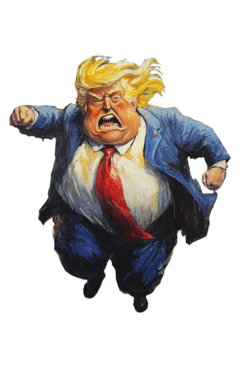 Politician Vs. Monster Vinyl Car Decal Sticker – Waterproof & UV-Resistant 8"