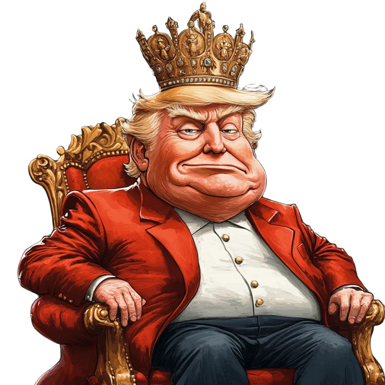King Donald I Vinyl Car Decal Sticker – Waterproof & UV-Resistant 8"