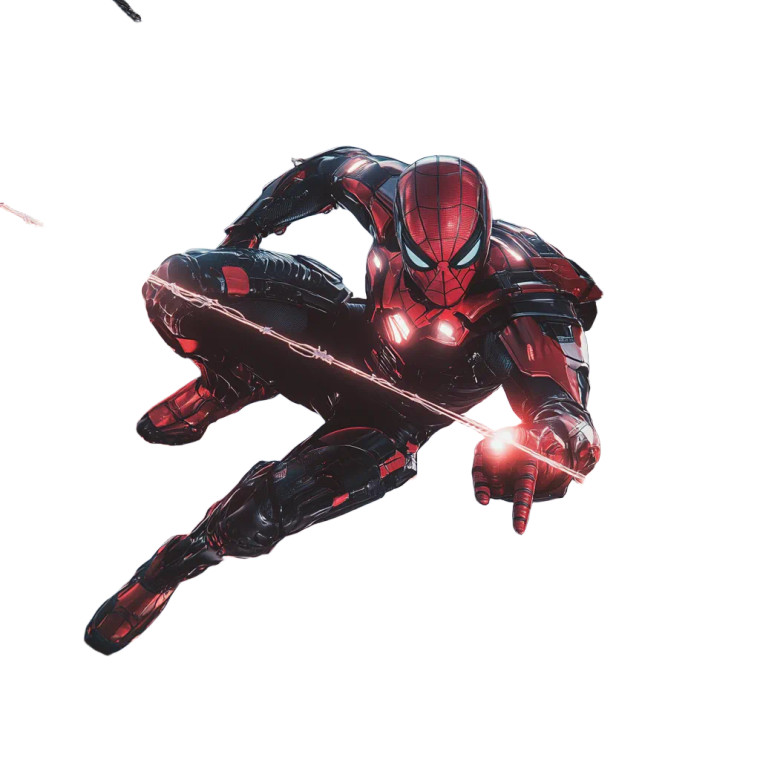 Spider-Man Cyber Swing Vinyl Car Decal Sticker – Waterproof & UV-Resistant 8"