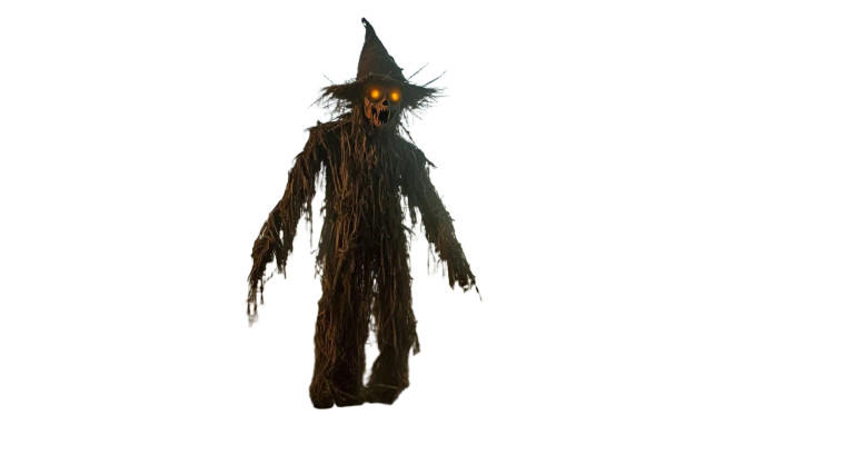 Creepy Living Scarecrow Vinyl Car Decal Sticker – Waterproof & UV-Resistant 8"