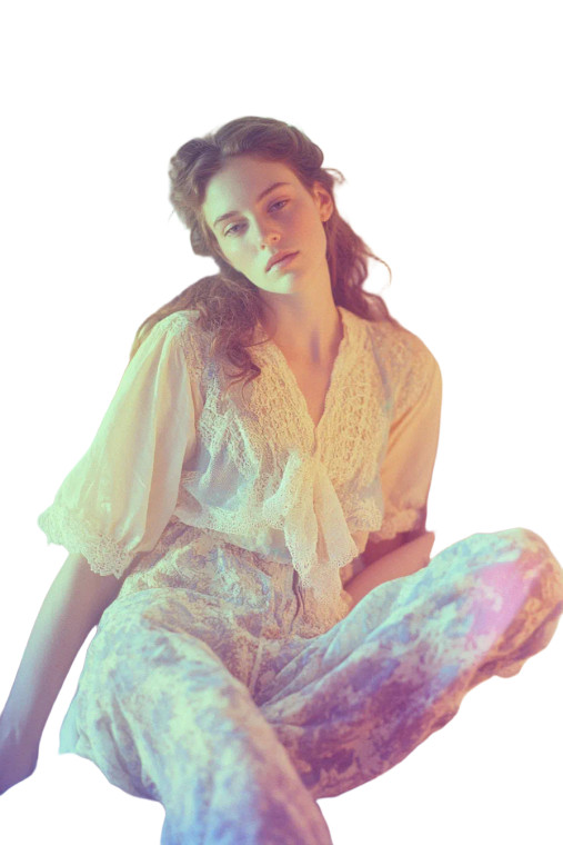 Bohemian Dream Portrait Vinyl Car Decal Sticker – Waterproof & UV-Resistant 8"