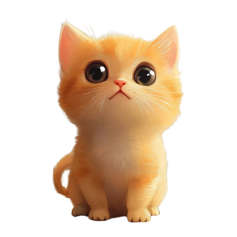 Cute Cat V9 Vinyl Car Decal Sticker – Waterproof & UV-Resistant 8"