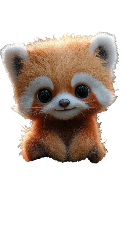 Baby Red Panda Vinyl Car Decal Sticker – Waterproof & UV-Resistant 8"
