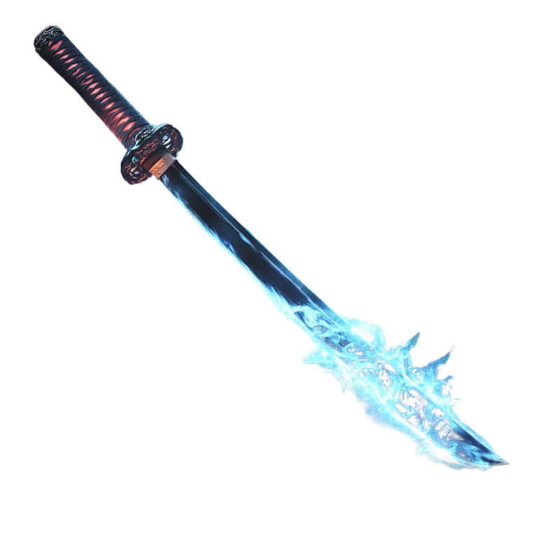 Soul Katana Vinyl Car Decal Sticker – Waterproof & UV-Resistant 8"