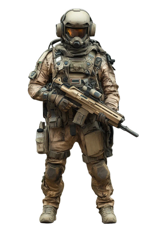 Future Soldier Kruger Vinyl Car Decal Sticker – Waterproof & UV-Resistant 8"