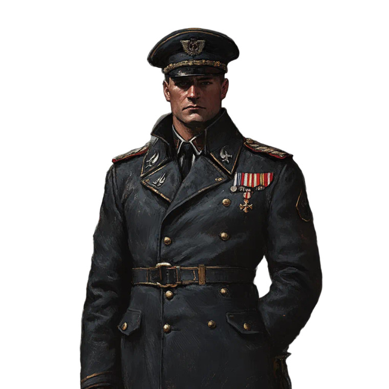 Wwii German Uniform Vinyl Car Decal Sticker – Waterproof & UV-Resistant 8"