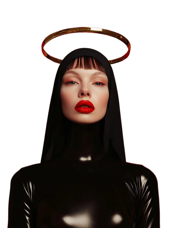 Fashion Nun Vinyl Car Decal Sticker – Waterproof & UV-Resistant 8"