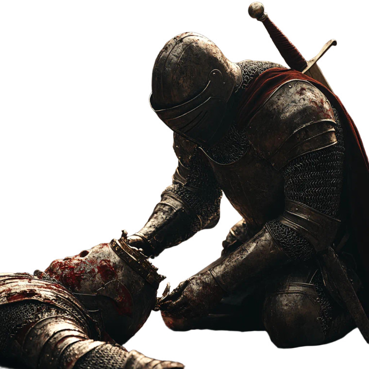 Knight'S Betrayal Vinyl Car Decal Sticker – Waterproof & UV-Resistant 8"