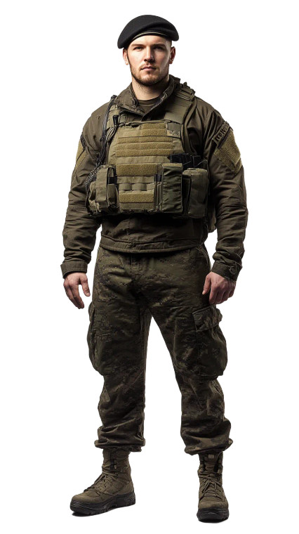 British Army Soldier Vinyl Car Decal Sticker – Waterproof & UV-Resistant 8"