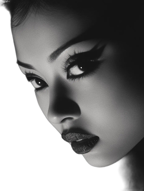 Elegant Asian Portrait Vinyl Car Decal Sticker – Waterproof & UV-Resistant 8"