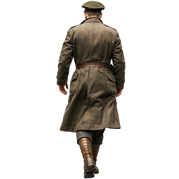 Wwii Officer Back Vinyl Car Decal Sticker – Waterproof & UV-Resistant 8"