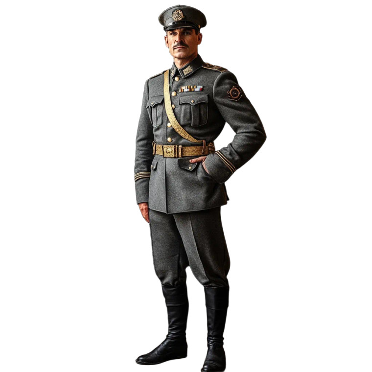 1940S European Soldier Vinyl Car Decal Sticker – Waterproof & UV-Resistant 8"