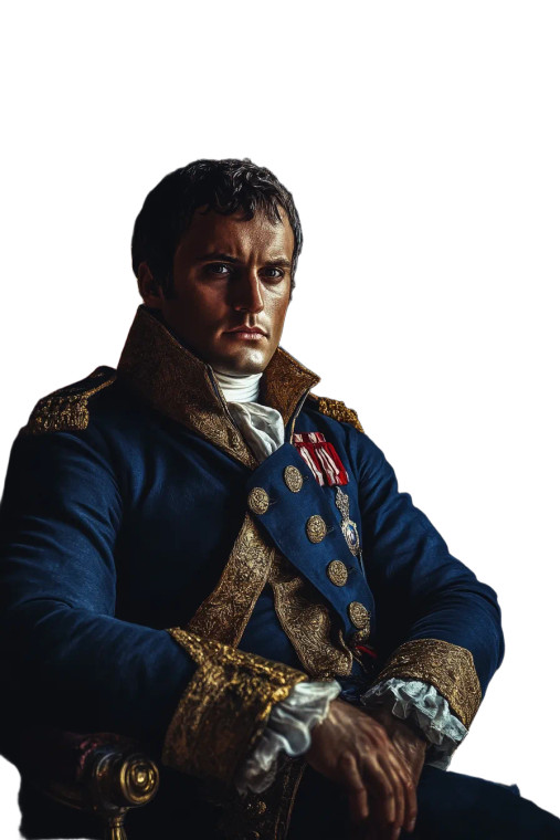 Napoleon In Uniform Vinyl Car Decal Sticker – Waterproof & UV-Resistant 8"