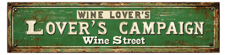 Wine Lover Street Vinyl Car Decal Sticker – Waterproof & UV-Resistant 8"
