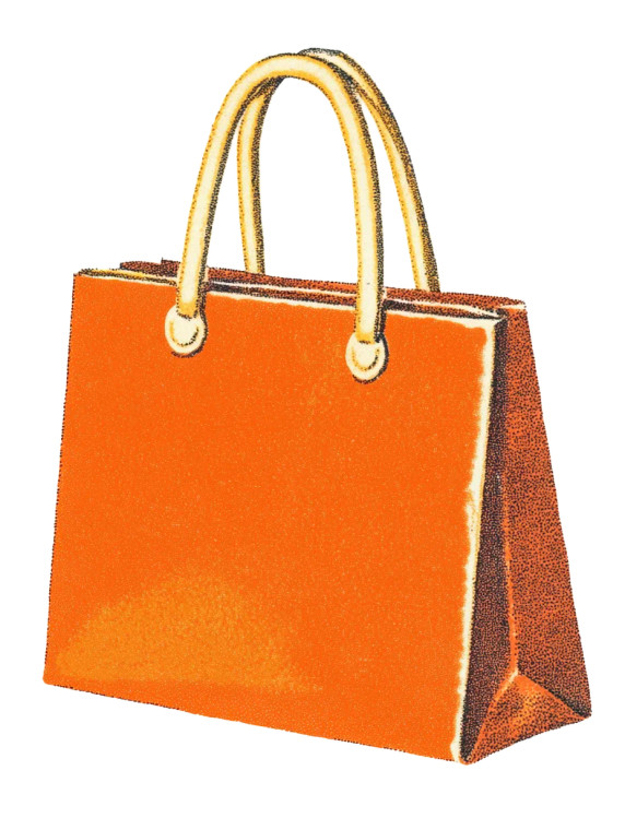 Shopping Bag Vinyl Car Decal Sticker – Waterproof & UV-Resistant 8"