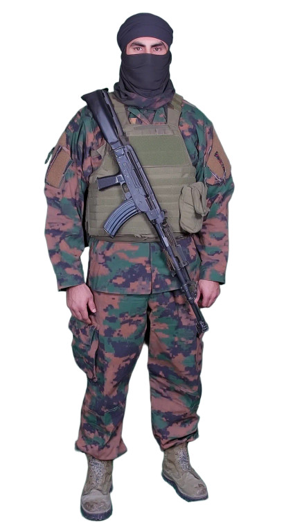 Muslim Male Militant Vinyl Car Decal Sticker – Waterproof & UV-Resistant 8"