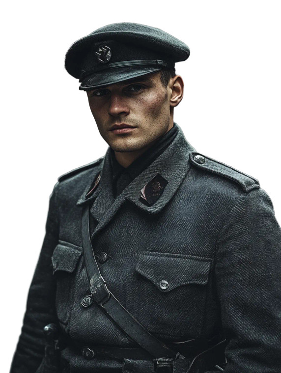 German Soldier Rome V2 Vinyl Car Decal Sticker – Waterproof & UV-Resistant 8"