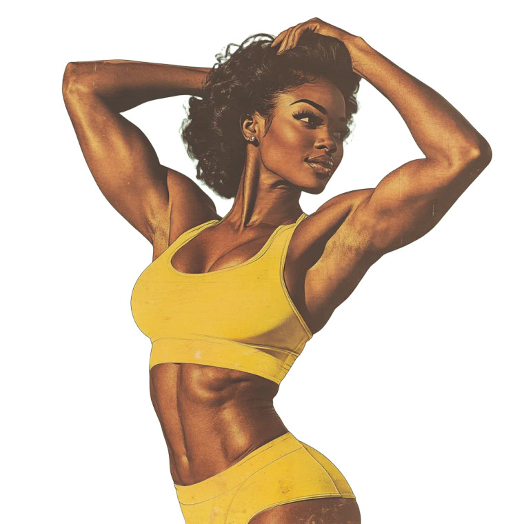 Vintage Fitness Poster V3 Vinyl Car Decal Sticker – Waterproof & UV-Resistant 8"