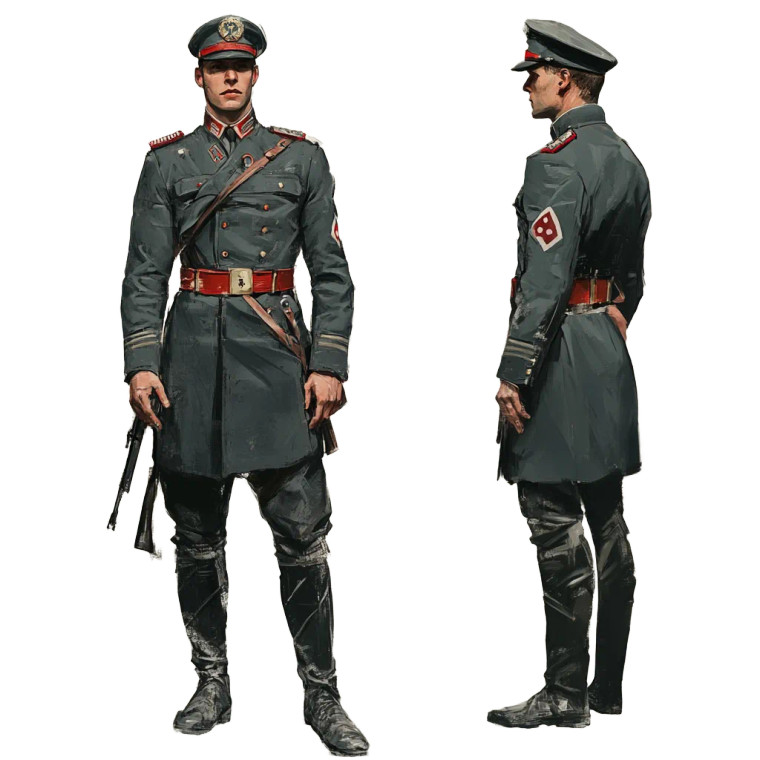 German Soldier Concept V3 Vinyl Car Decal Sticker – Waterproof & UV-Resistant 8"