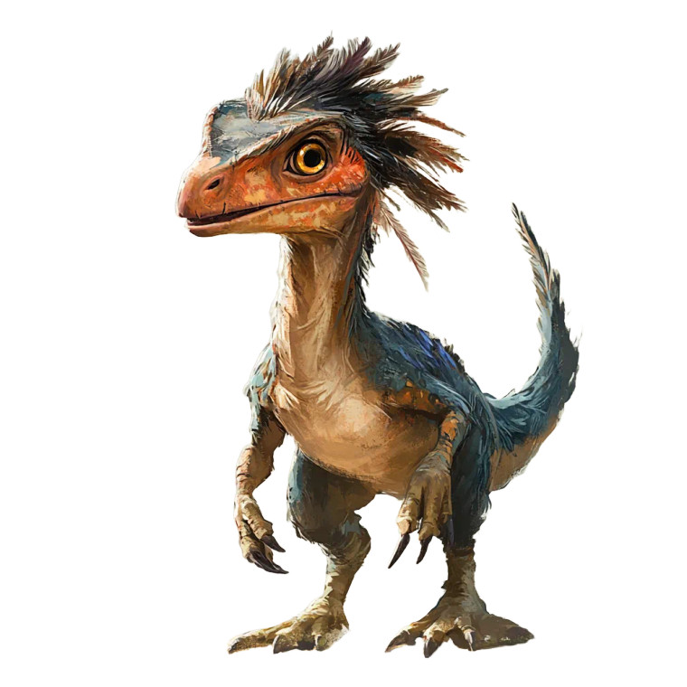 Pixar Feathered Dinosaur Vinyl Car Decal Sticker – Waterproof & UV-Resistant 8"