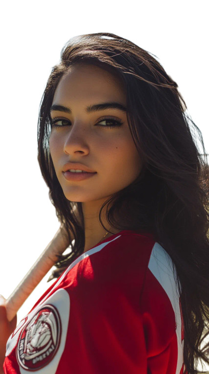 Baseball Captain Portrait Vinyl Car Decal Sticker – Waterproof & UV-Resistant 8"