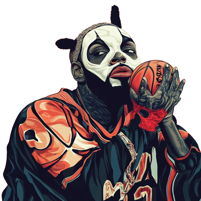 Juggalo Lebron James Vinyl Car Decal Sticker – Waterproof & UV-Resistant 8"