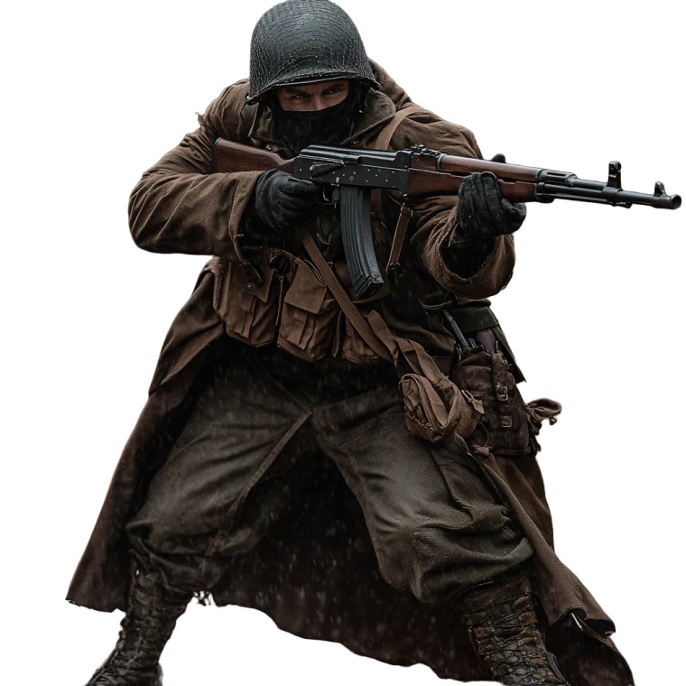 Tactical Soldier Battle Vinyl Car Decal Sticker – Waterproof & UV-Resistant 8"