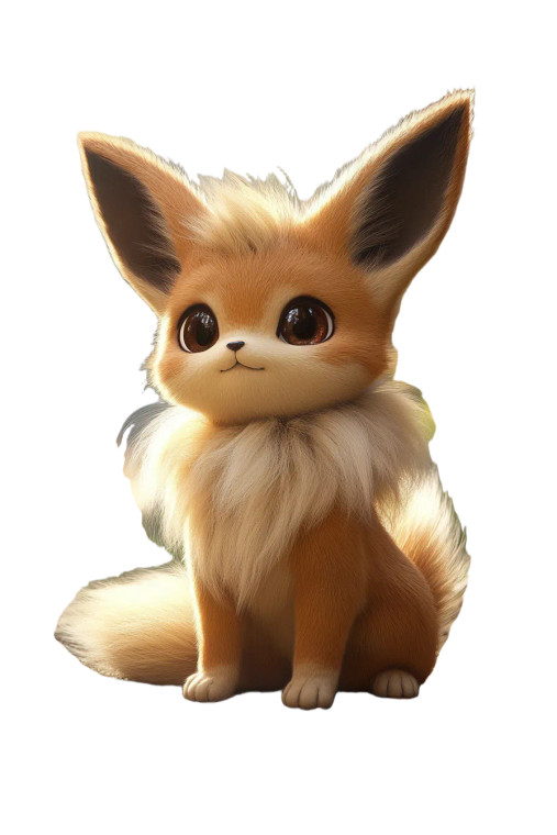 Photorealistic Eevee V2 Vinyl Car Decal Sticker – Waterproof & UV-Resistant 8"