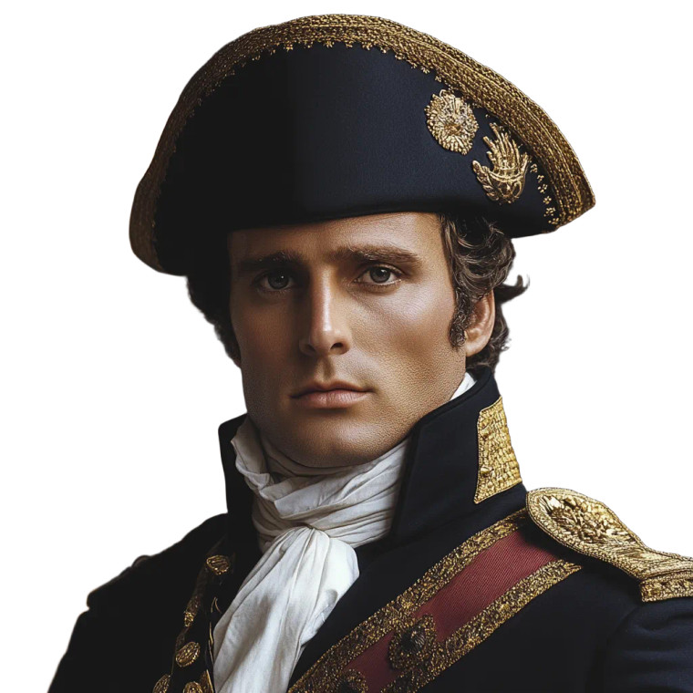 Napoleon Bonaparte V8 Vinyl Car Decal Sticker – Waterproof & UV-Resistant 8"