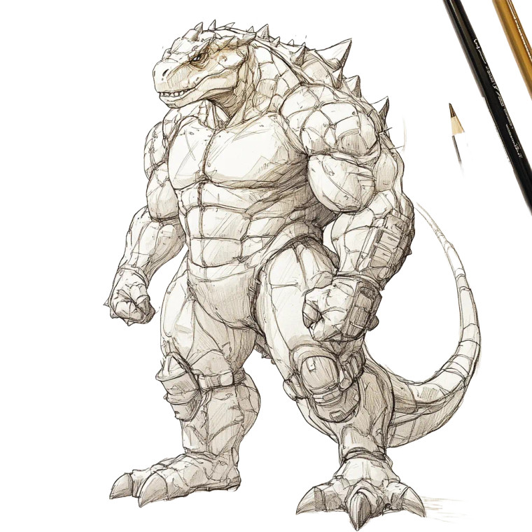 Heroic Robotic Ankylosaurus Vinyl Car Decal Sticker – Waterproof & UV-Resistant 8"