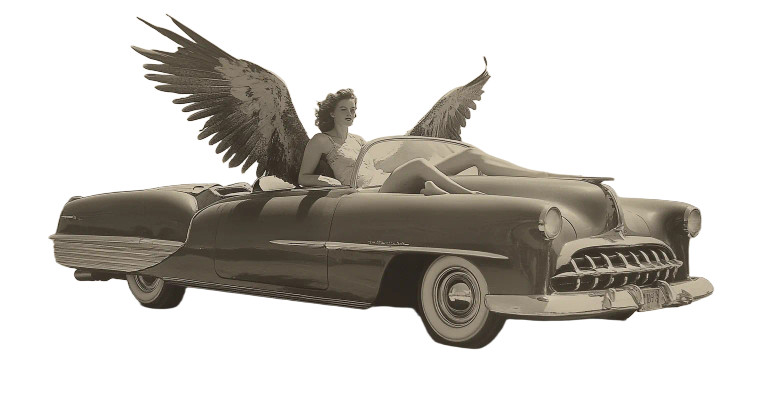 Eagle Car Ride Vinyl Car Decal Sticker – Waterproof & UV-Resistant 8"