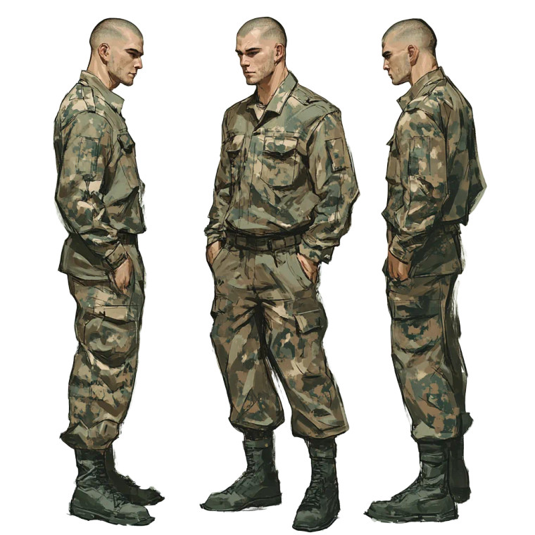 Russian Military Character Vinyl Car Decal Sticker – Waterproof & UV-Resistant 8"