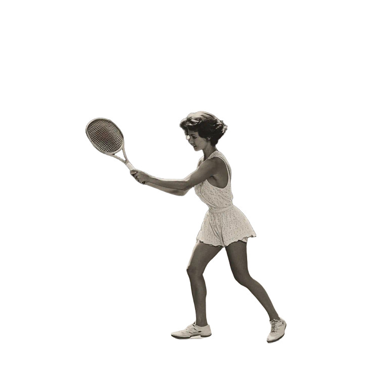 Vintage Padel Player Vinyl Car Decal Sticker – Waterproof & UV-Resistant 8"