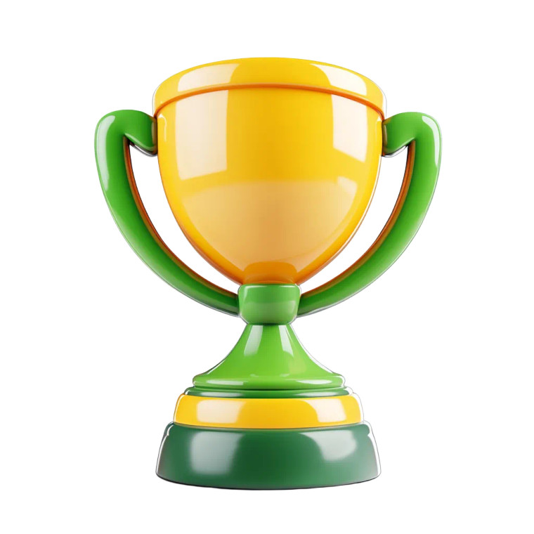 Middle Eastern Trophy Icon Vinyl Car Decal Sticker – Waterproof & UV-Resistant 8"